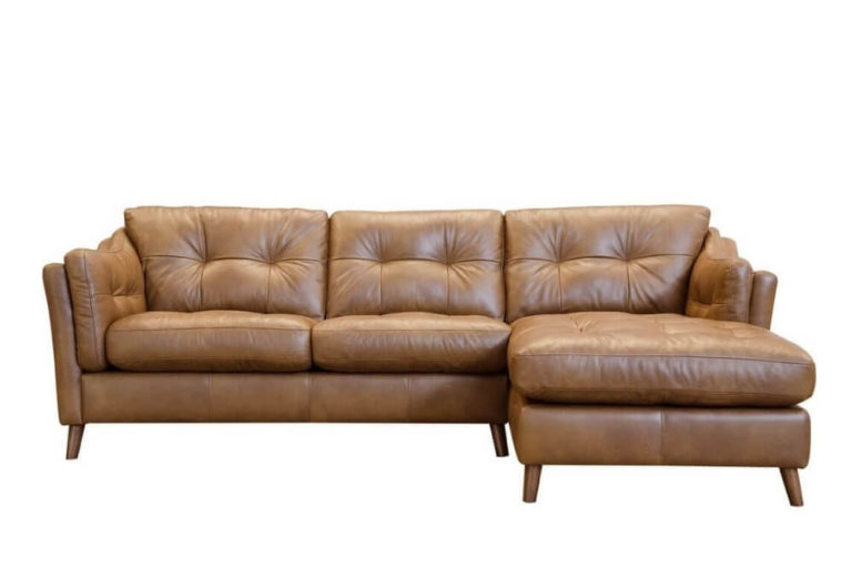alexander and james saddler brown leather seater sofa