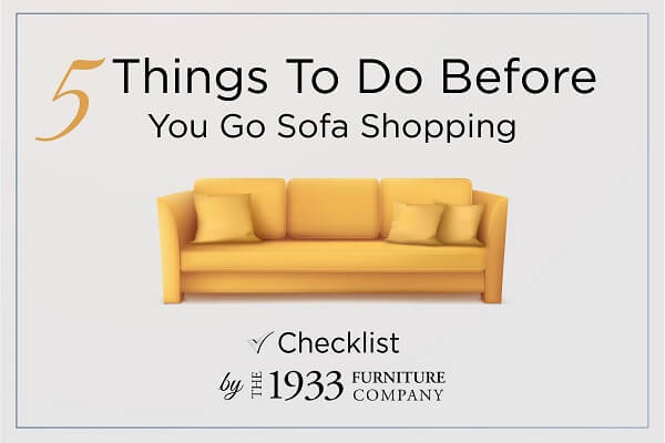 5 Things to do before you go sofa shopping