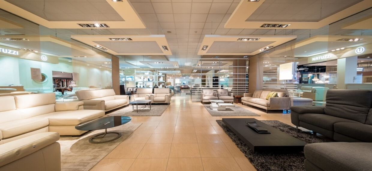 Luxury furniture deals showroom