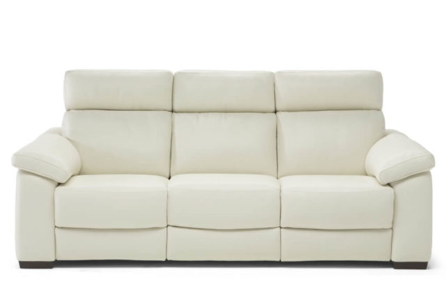 natuzzi editions C126 cream leather sofa