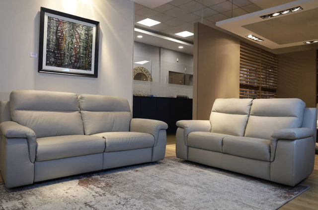 nicolleti alan leather sofa set