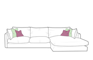 Small chaise sofa