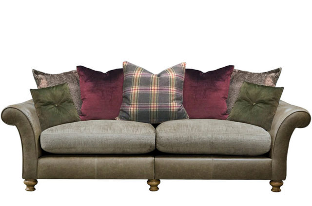 alexander and james blake four seater sofa with pillow back