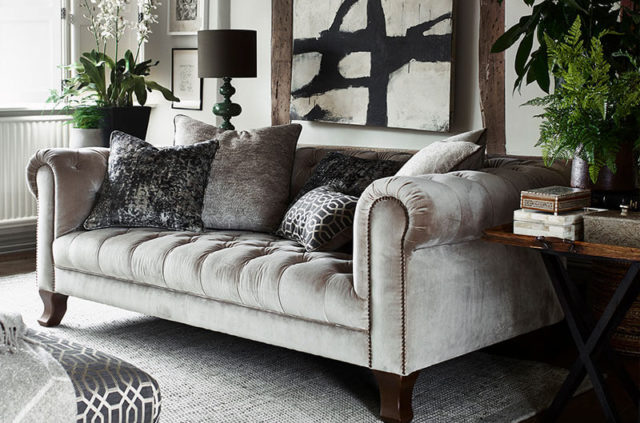 alexander and james vivienne fabric velvet sofa