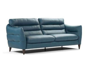 calia cabrini 3 seater turquoise blue sofa