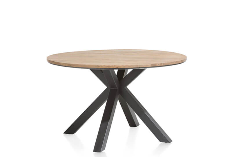 xooon ireland small colombo round oak dining table