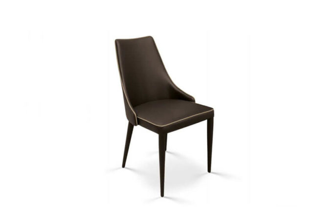 bontmpi clara contemporary leather dining chair
