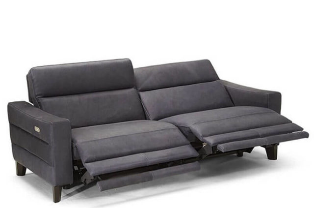 natuzzi editions b940 3 seater leather recliner sofa