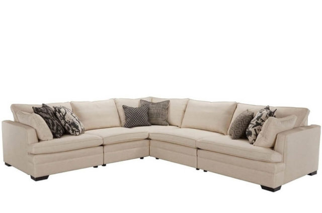 collins and hayes baily corner fabric sofa