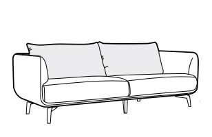 MOA 3 seater sofa