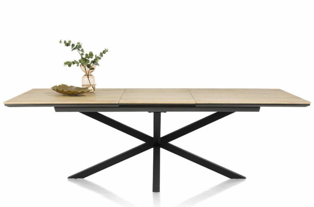 180cm extending xooon oak dining table