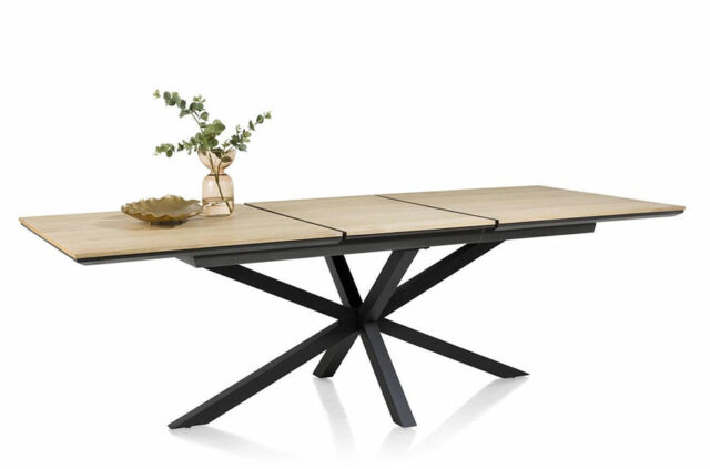 180cm extending xooon oak dining table