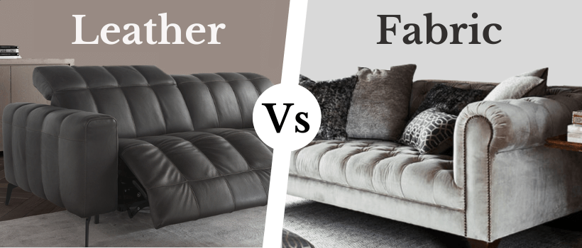 leather vs fabric sofa quora