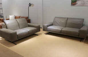 Calia Moderno 3+2 seater leather sofa