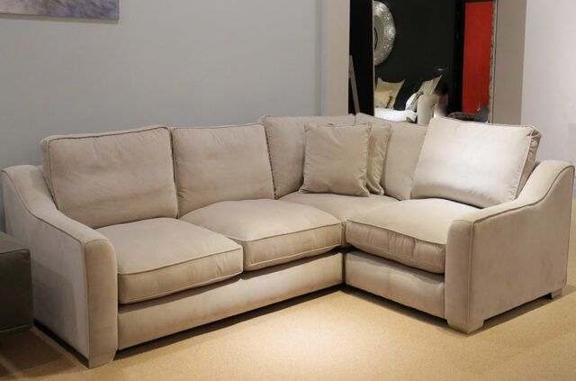 lounge co Isobel clearance fabric corner unit