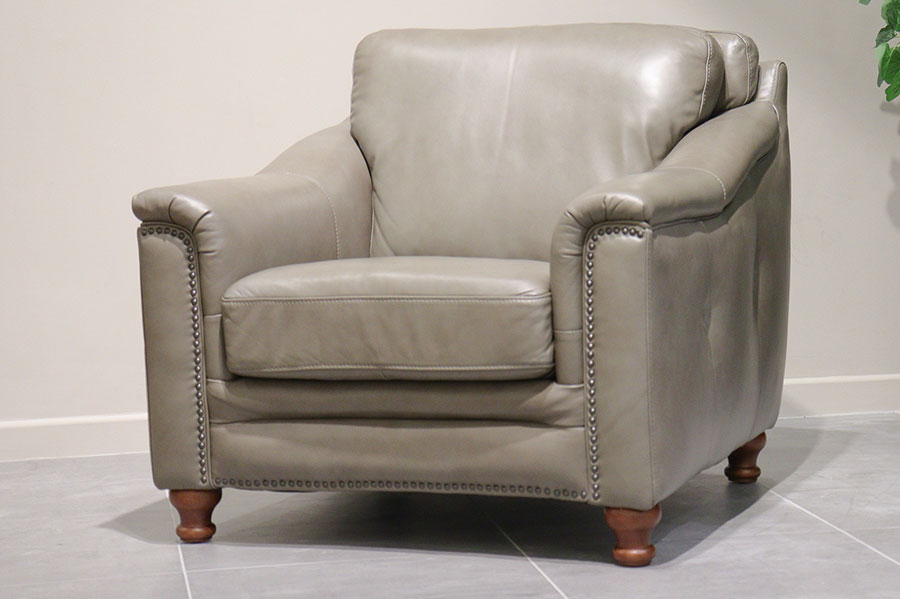 billingham leather armchair