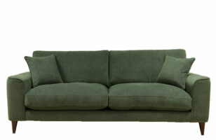 Pippa large green sofa cut
