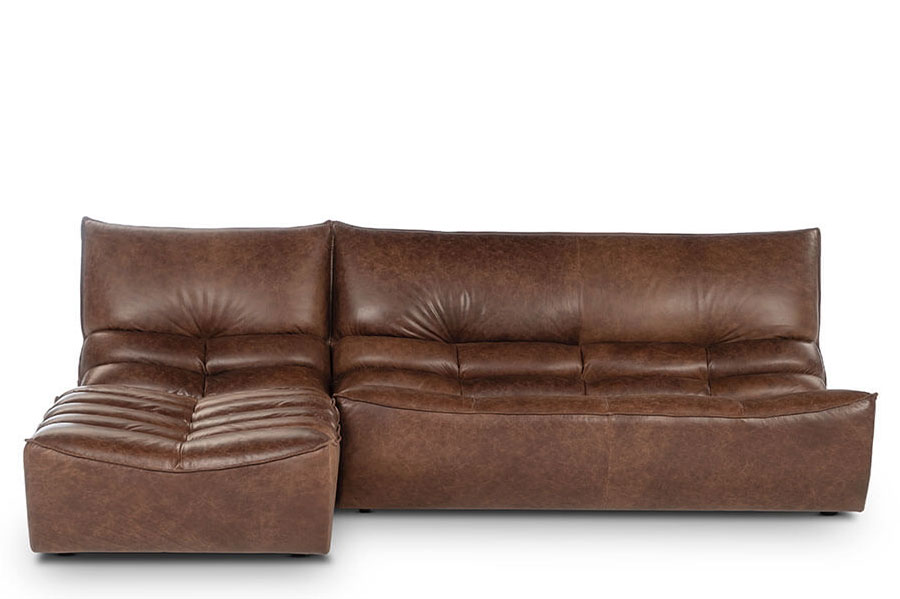 Calia Italia Zip leather sofa