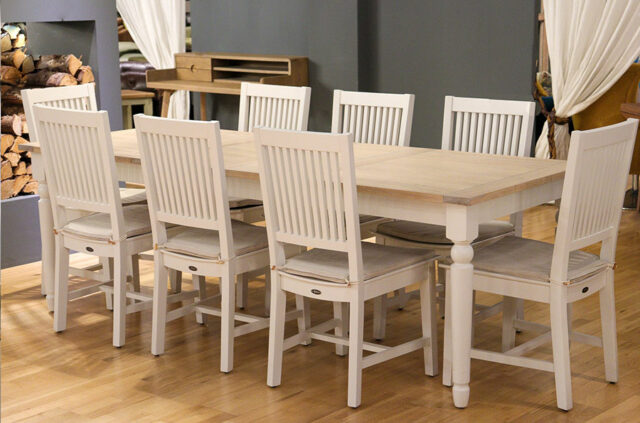 neptune suffolk table+8 harrogate chairs