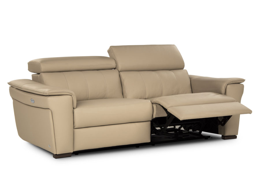 Orlando 3 seater electric leather cut out 1