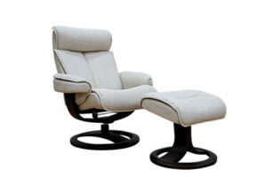 g plan fabric swivel armchair