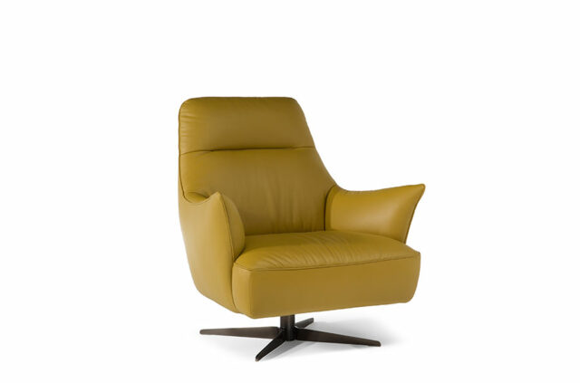 Natuzzi C056 fabric armchair cut angle