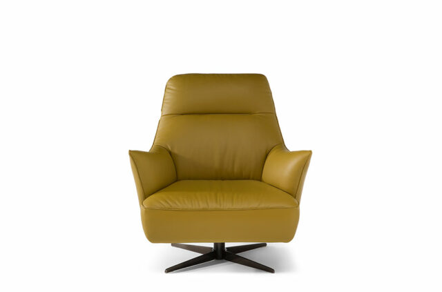 Natuzzi C056 fabric armchair cut front