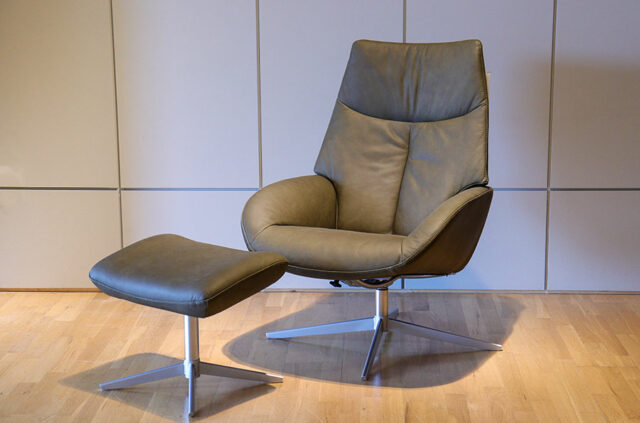 kebe-espirit-amchair-olive-leather-stool