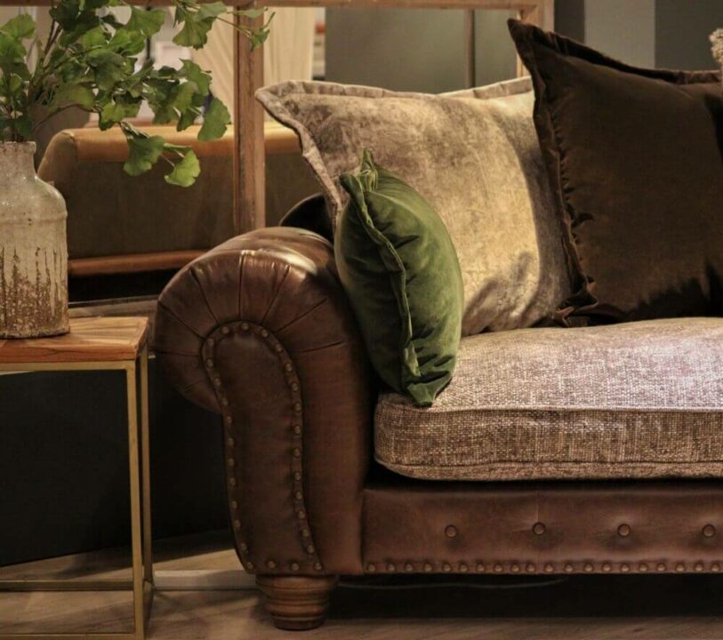 alexander james wilson ,leather fabric sofa