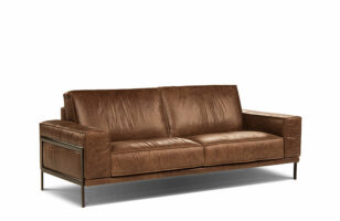 Calia Italia Top leather sofa cut