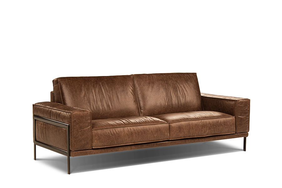 Calia Italia Top leather sofa cut