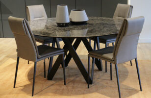 Cartesio 160 cm table+4 Carmen Chairs