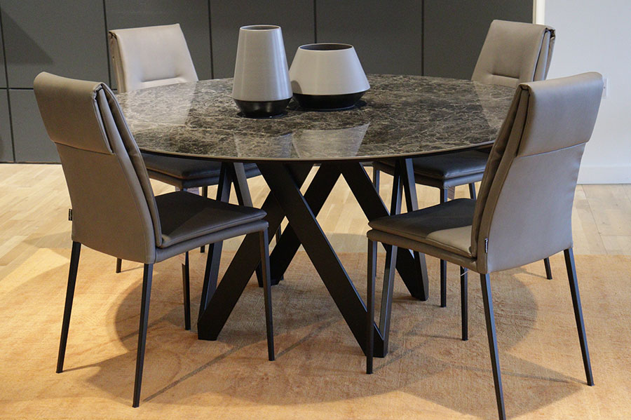 Cartesio 160 cm table+4 Carmen Chairs